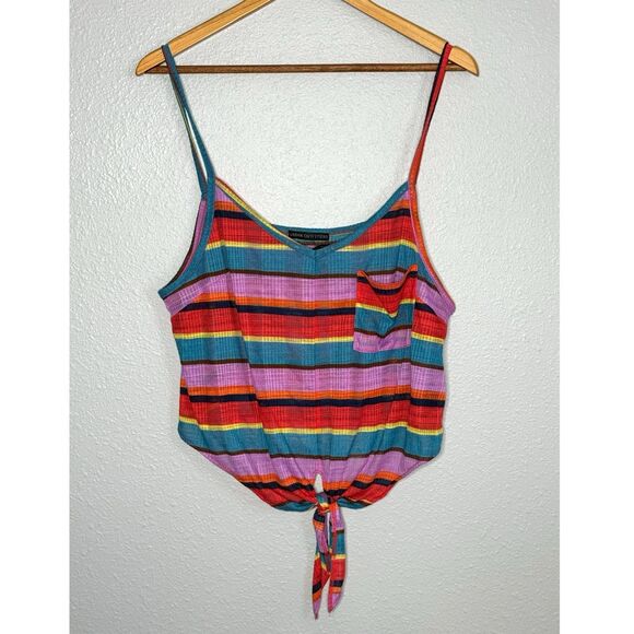 Urban Outfitters Multicolor Striped Tank XL - Picture 1 of 4